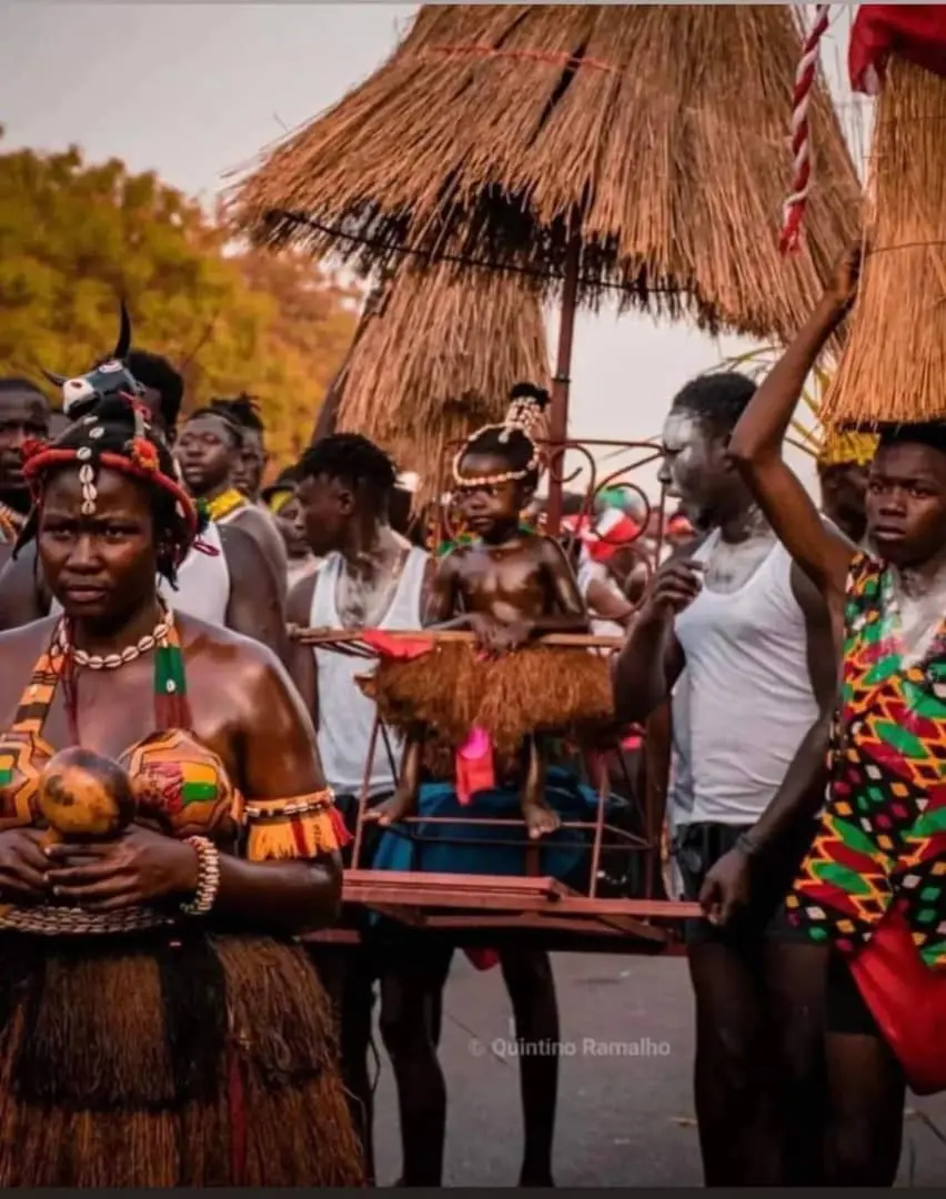 Bijagó ceremony procession