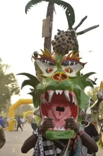 Carnival dragon mask